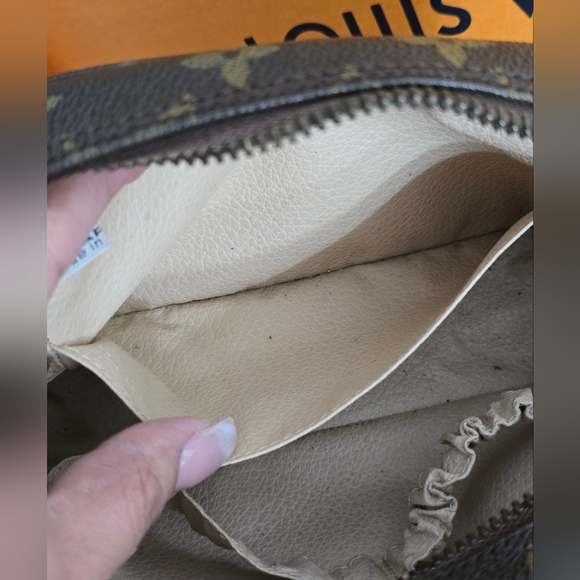 VINTAGE Louis Vuitton Monogram Trousse 18 Cosmetic Pouch Women's Crossbody Bag🤎 - Picture 15 of 17